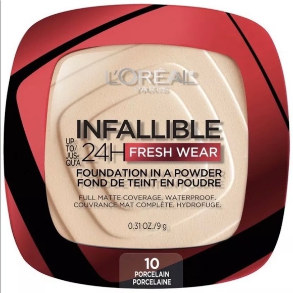 L'OREAL Infallible 24 Hr Foundation In A Powder 10 - Picture 1 of 8